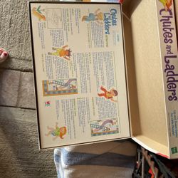 Children Games Ages 3-6 Chutes And Ladders 