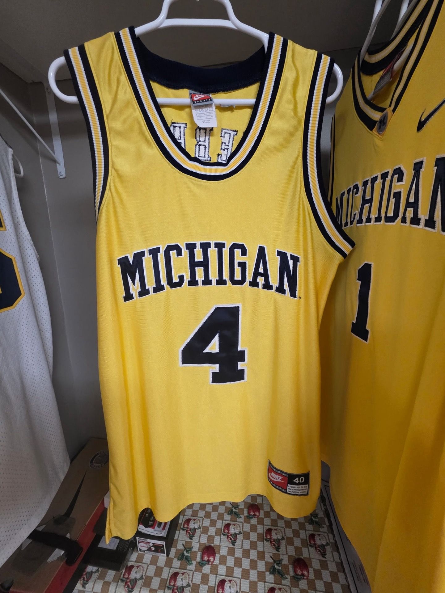 Authentic Nike Michigan Chris Webber jersey