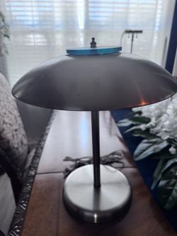 Modern Brushed Metal Desk / Table Lamp