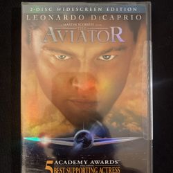 The Aviator DVD 2005 2 Disc Set Widescreen Leonardo DiCaprio Scorsese Brand New