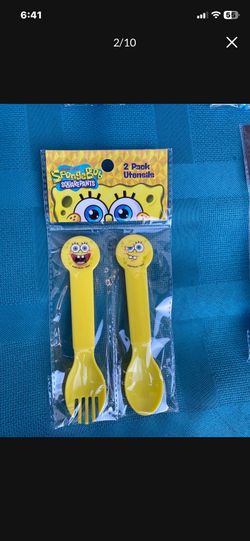 SpongeBob Utensils Spoon and Fork Set
