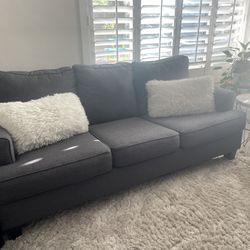 Dark Grey Queen Sleeper Sofa