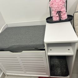 Litter Box Compartment Bench