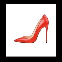 Ladies blood orange Stiletto Pointed Toe pumps SZ 11
