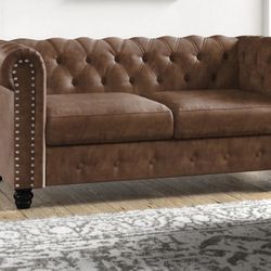 Dark Brown Nosga Loveseat 