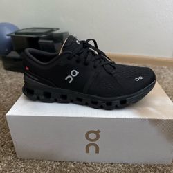 Cloud x black shoes