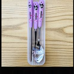 Kuromi Silverware Set 