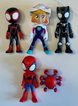 5 Marvel Spidey and His Amazing Friends Figures