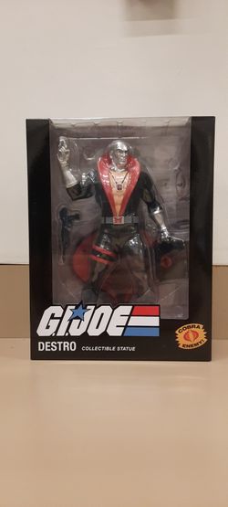 G.I. JOE DESTRO STATUE. NEW HTF. 