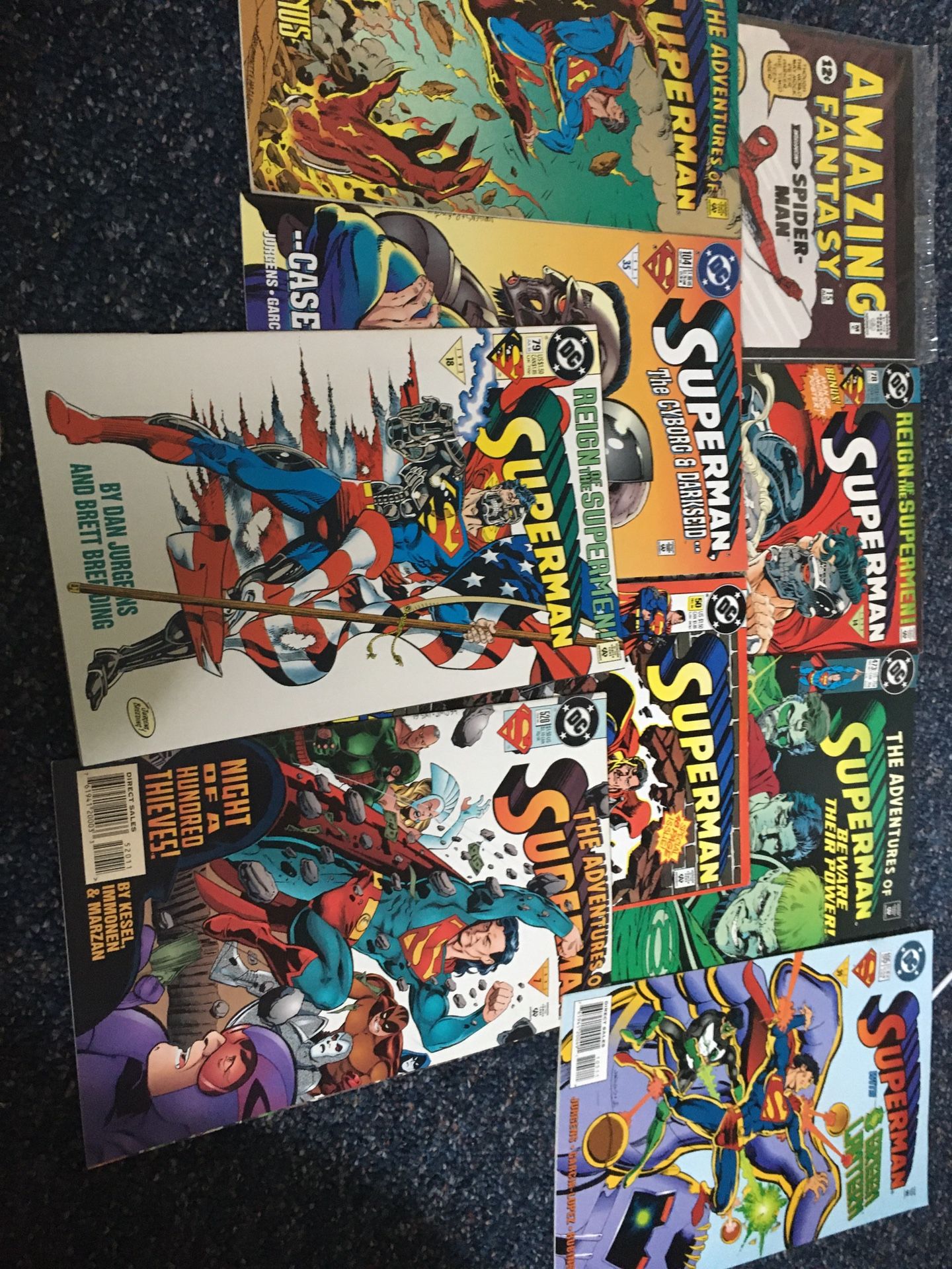 1990s Superman Comic Book Lot