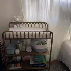 Gold Baby Changing Table