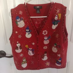 Christmas vest size medium 