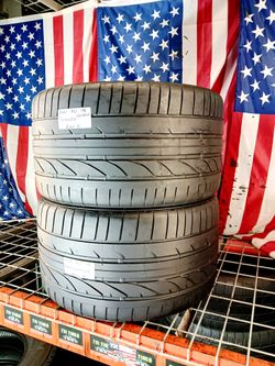 ⭐️ USED TIRES 305/30ZR19 BRIDGESTONE POTENZA RE050A MAX PERFORMANCE DRAG STREET RADIAL 305 30 19