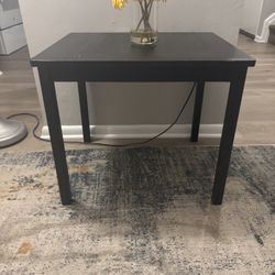 Small Black Rectangular Table 