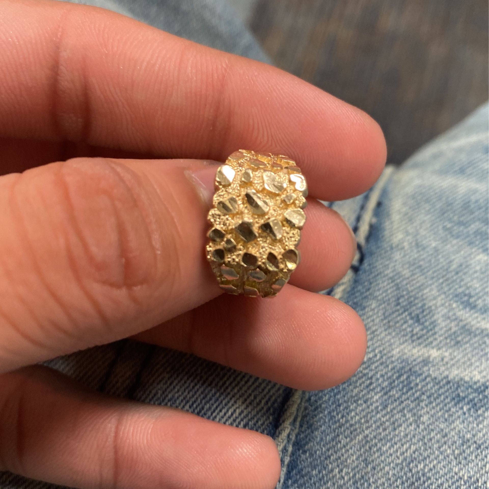 10k Gold Nugget Ring