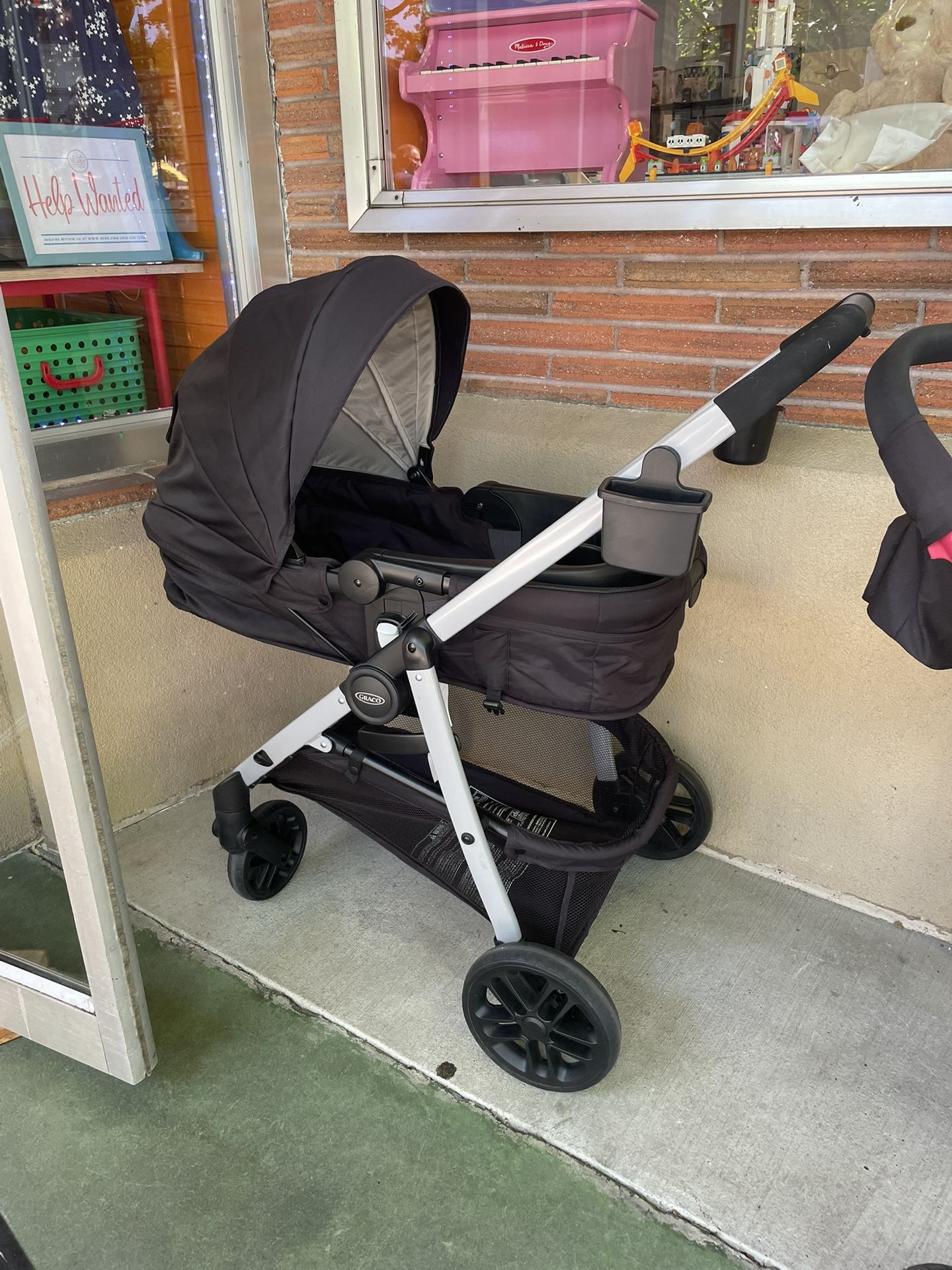Graco Black Redmond Modes Pramette Stroller, 3-in-1 Convertible