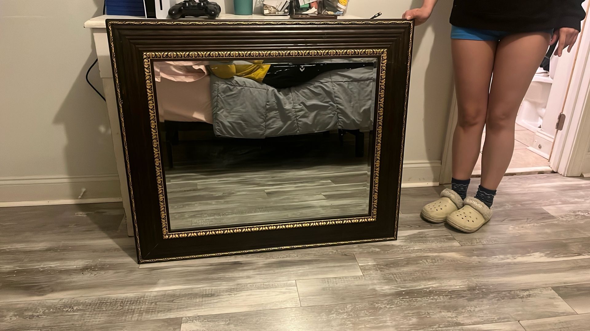 Wall Size Mirror Trying To Get rid of It just Bought A New One.