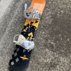 Snowboard 138 And Boots