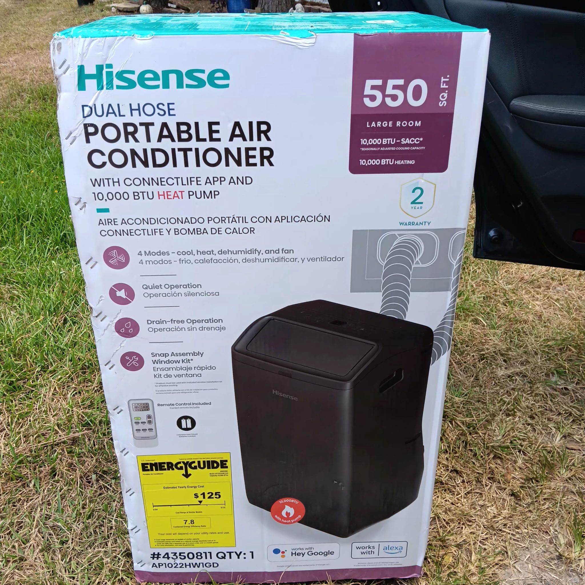 Hisense Dual Hose Portable AC