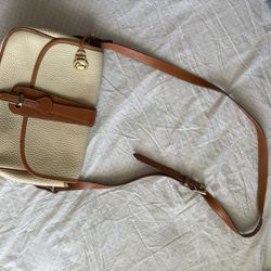 Tan And Brown Crossbody Bag 