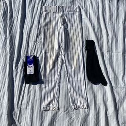 Boys Baseball Pants, Stirrups, Socks Size 28