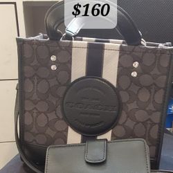 Coach Handbag with wallet