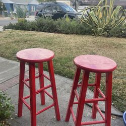 Red Stools 