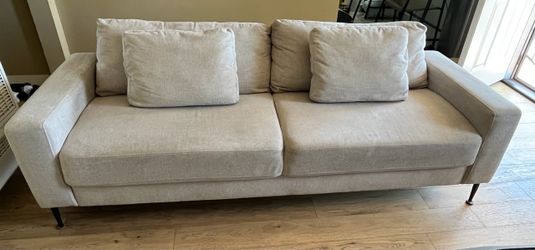 Cream /Beige /Neutral Sofa- $60