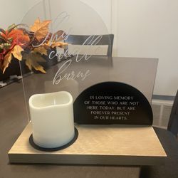 In Loving Memory Wedding LED candle 