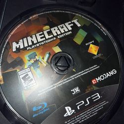 Minecraft PlayStation 3 Edition PS3 (Sony PlayStation 3, 2014) Disc Only 