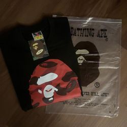 Red & Black Bathing Ape Tee