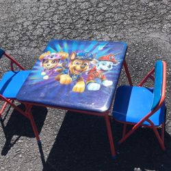Kids Wanting Table And Two Chairs