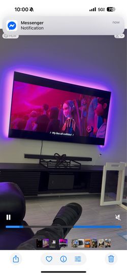 65 in samsung with wall mount included