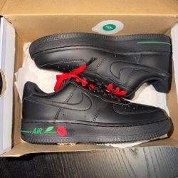 Air Force 1 black rose
