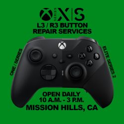 Get Your Xbox Series X/S, Elite Series 2, & One Controller L3/R3 Repaired (LA)