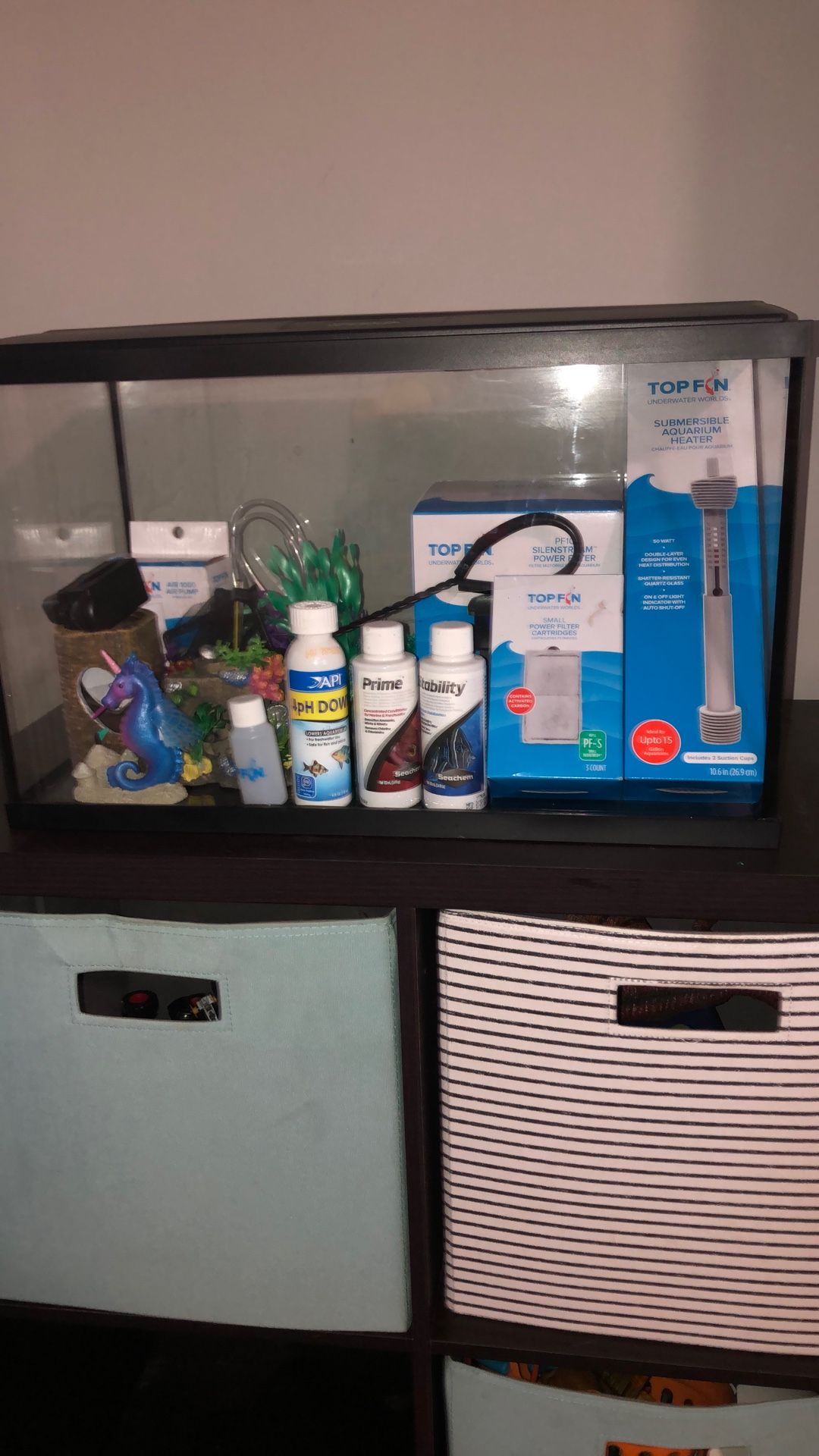 10 Gallon Top Fin Start Fish Tank