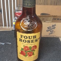 Rare Vintage Four Roses Display Bottle