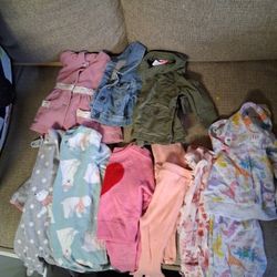 Baby Girl Clothes NB- 12m Bundle 