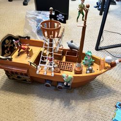 Vintage Peter Pan Pirate Ship