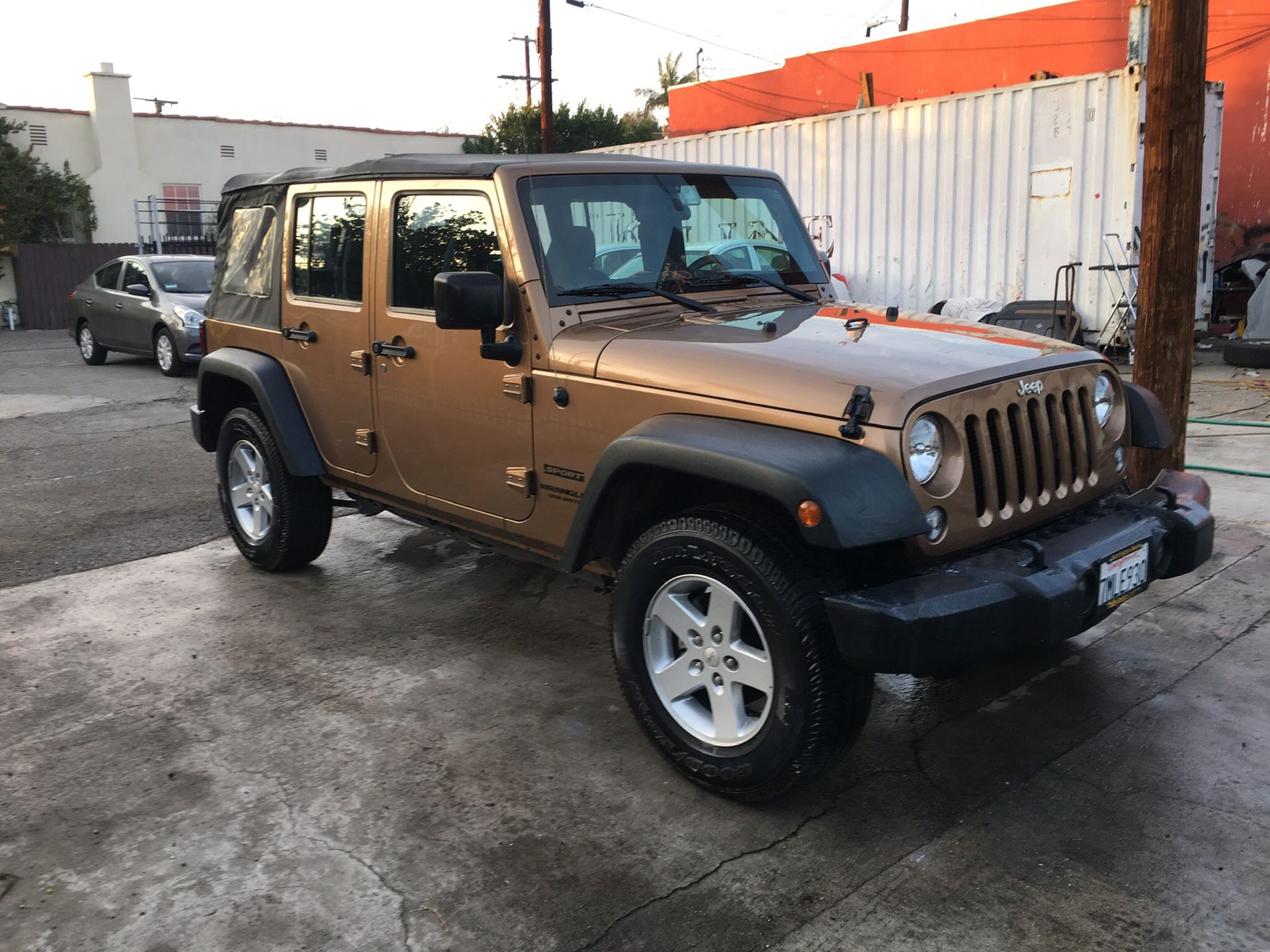 2015 Jeep Wrangler Unlimited 4 Door 6 Cyl Automatic 4X4 A/C MP3 CD Player USB 41,600 Miles Mag Rims Always Serviced Original Owner Priced to sell Fast