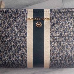 Brand New Michael Kors Black & Gold Logo Belt Bag

