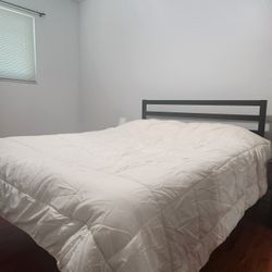 Full Sized Mattress with Frame