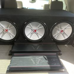 Kicker Subs And Amps 