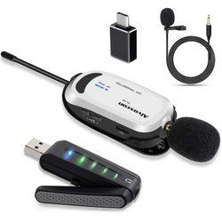 Alvoxcon Wireless Lapel Microphone 