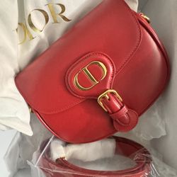 Brand new authentic Dior boddy small size red and gold hardware 