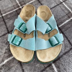 Birkenstock Arizona Suede Leather Sandals