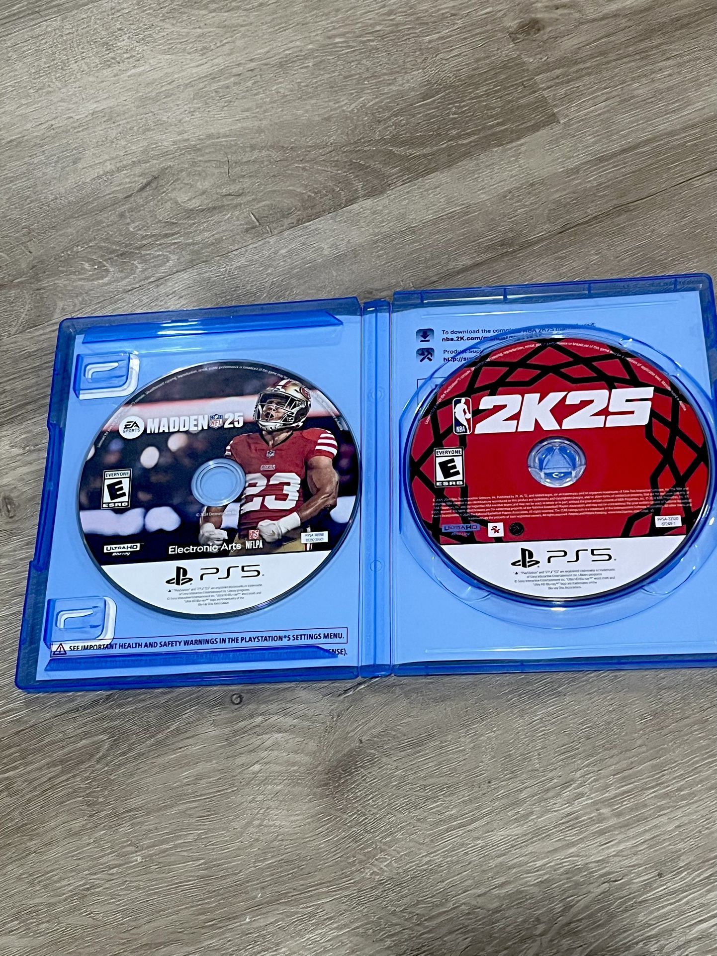 Madden 25 and 2k25