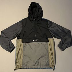 HUF Worldwide Men’s Coyote Anorak Pullover Jacket New DS