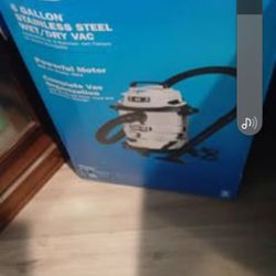 6 Gallon Stainless Steel Shop Vacuum with All Connectors 