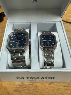 US Polo Assn. Husband/Wife Watch Set